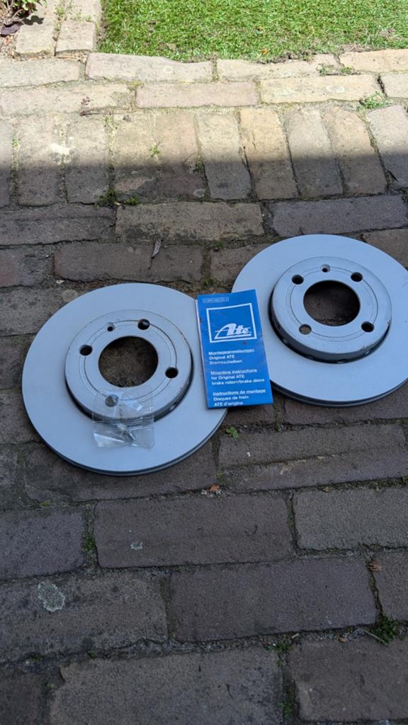 2x nieuwe remschijf ongebruikt ATE vw polo lupo arosa, Ophalen of Verzenden, Nieuw, Seat