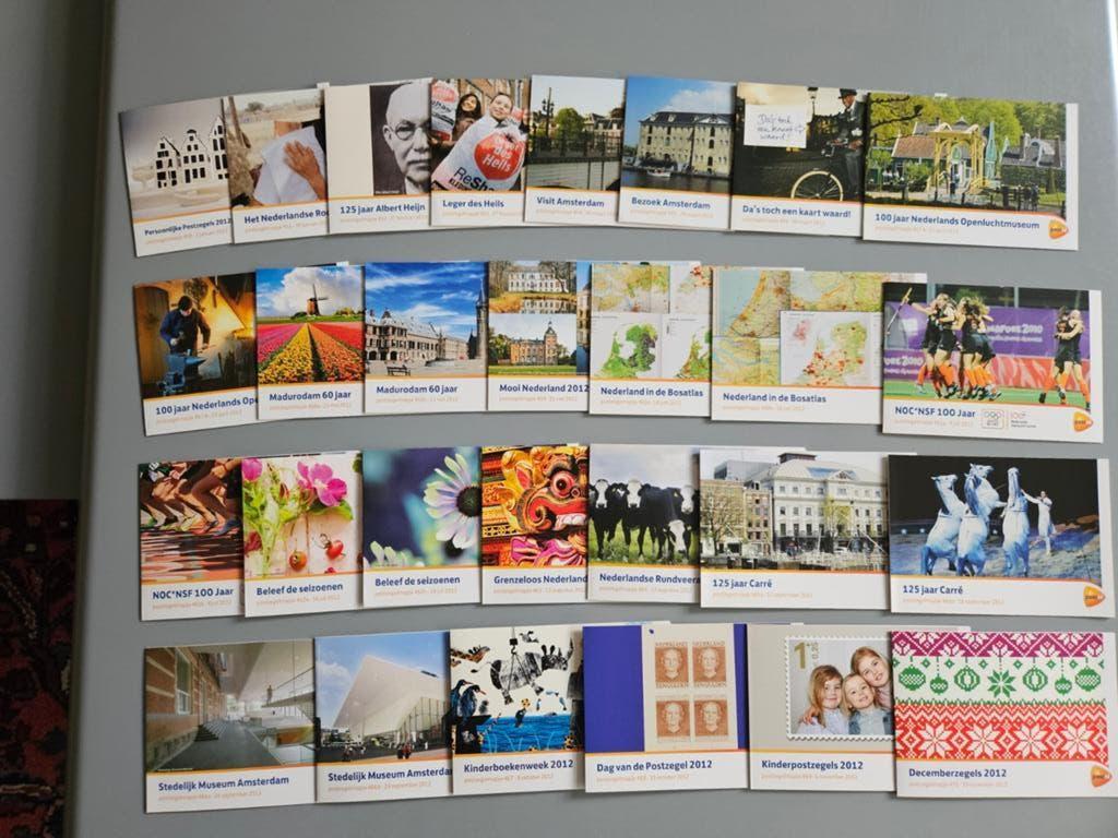 Postzegelmapjes jaar 2012 compleet zie beschrijving, Postzegels en Munten, Ophalen of Verzenden, Na 1940, Postfris