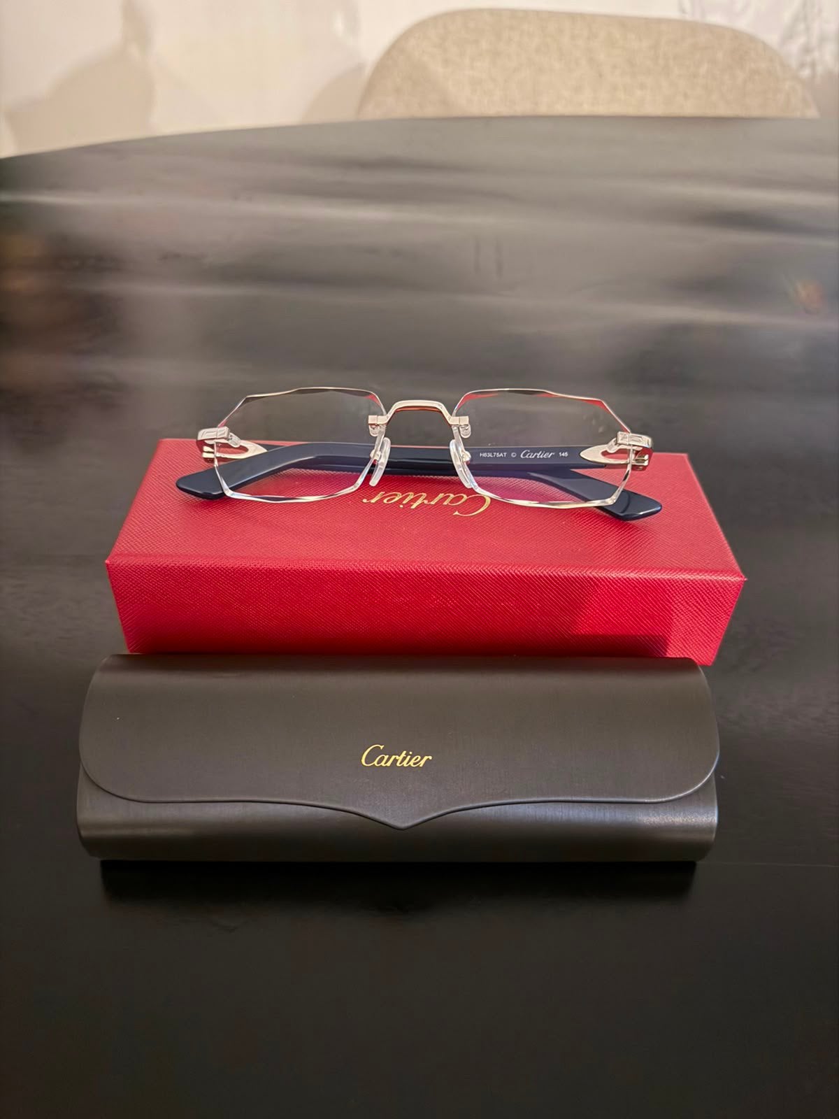 Cartier ecetate blue - 2 weken maar gedragen, Overige merken, Blauw, Nieuw, Ophalen of Verzenden