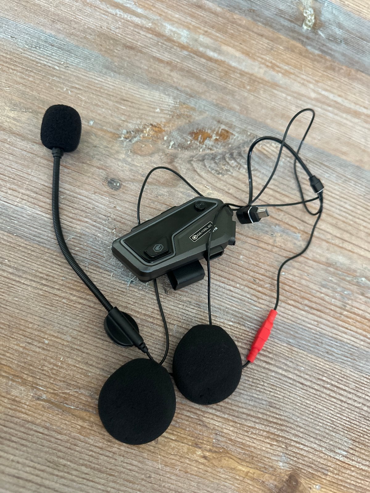 Motorhelm Communicatieset - Bluetooth Intercom, Ophalen of Verzenden, Gebruikt