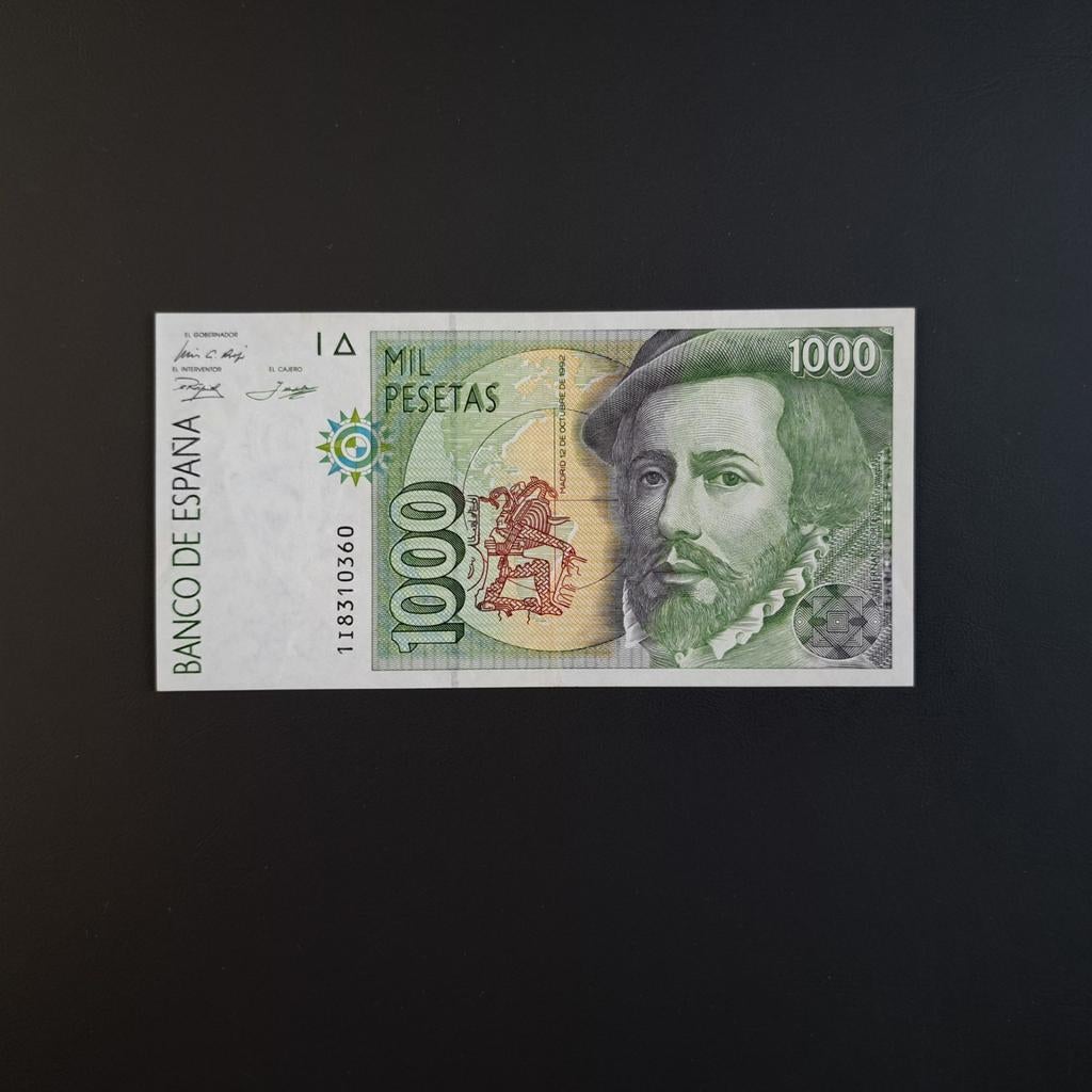 1000 peseta Spanje #033, Postzegels en Munten, Bankbiljetten | Europa | Niet-Eurobiljetten, Verzenden, Overige landen, Los biljet