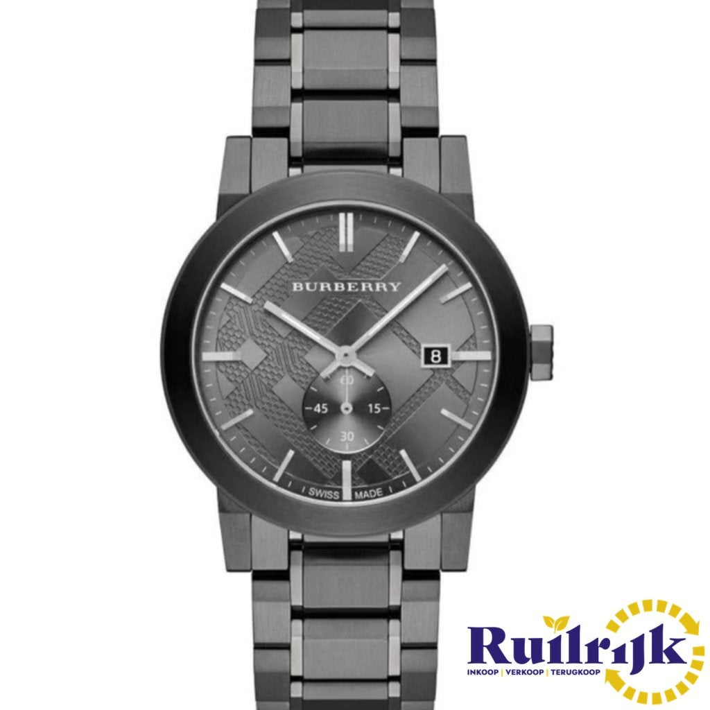 Burberry BU9902 The City Grey Chrono horloge - Nieuw, Burberry, Nieuw, https://www.burberry.com/contact-us/, Horseferry House, Horseferry Road, London SW1P 2AW, Verenigd Koninkrijk