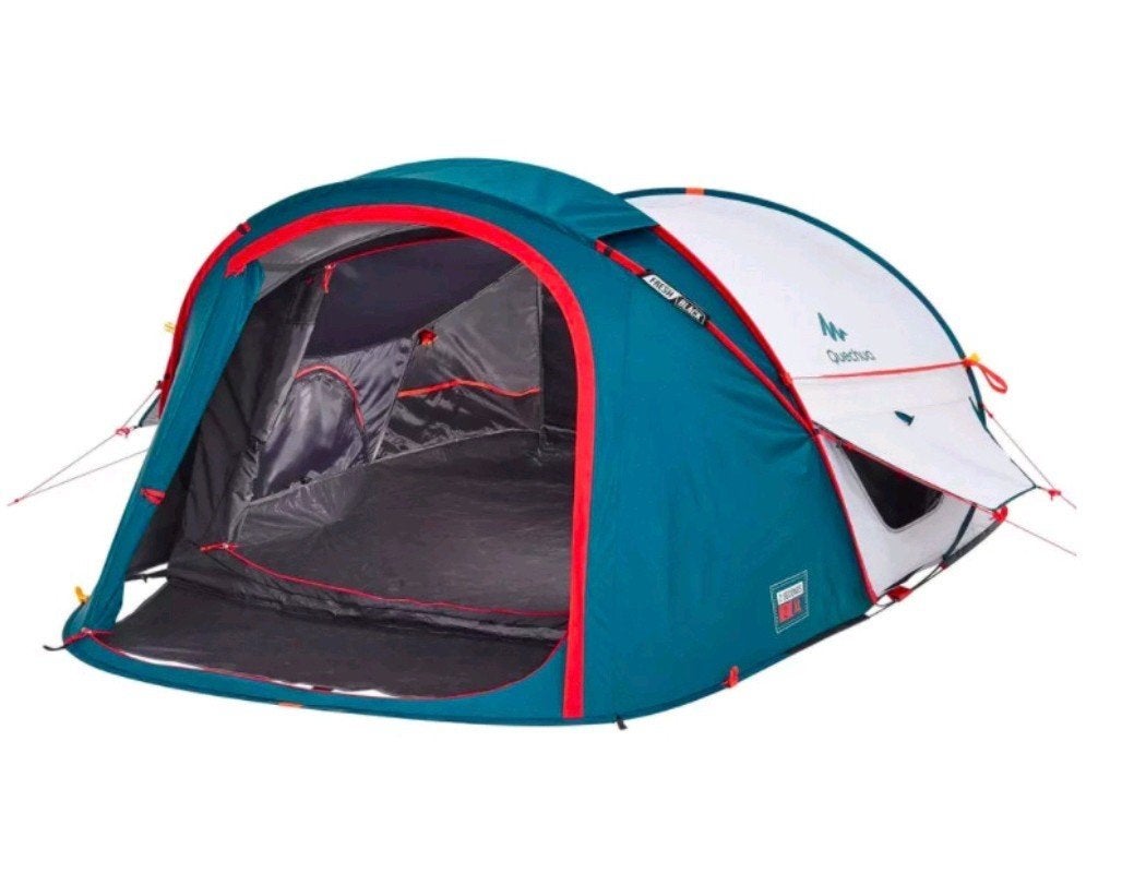 Decathlon Quechua 2 Seconds 2XL Fresh&Black Tent, Ophalen of Verzenden, Gebruikt, Tot en met 2
