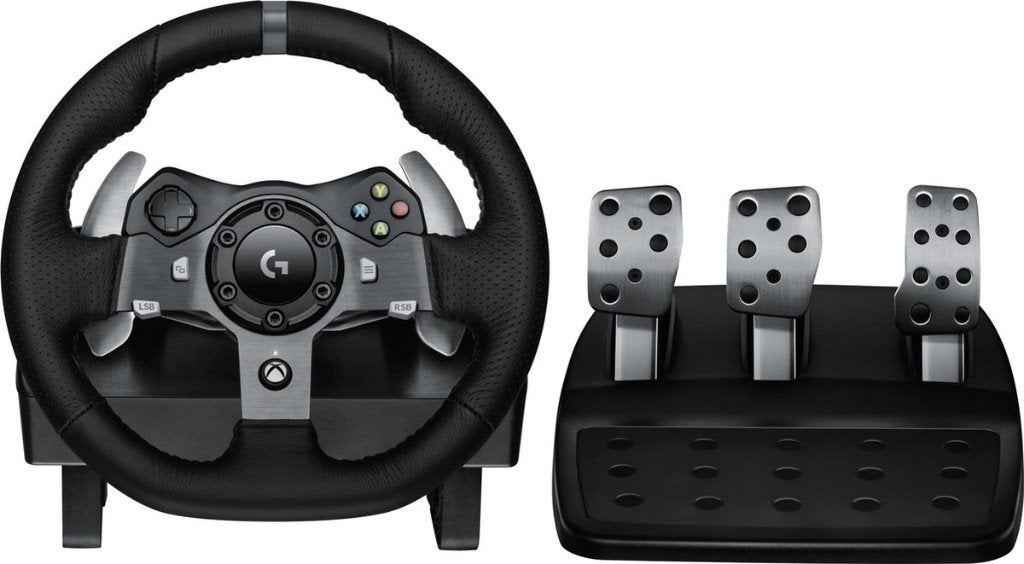 Logitech G920 - Driving Force Racing Wheel, Ophalen of Verzenden, Zo goed als nieuw, Stuurtje of Sportattribuut, Xbox One