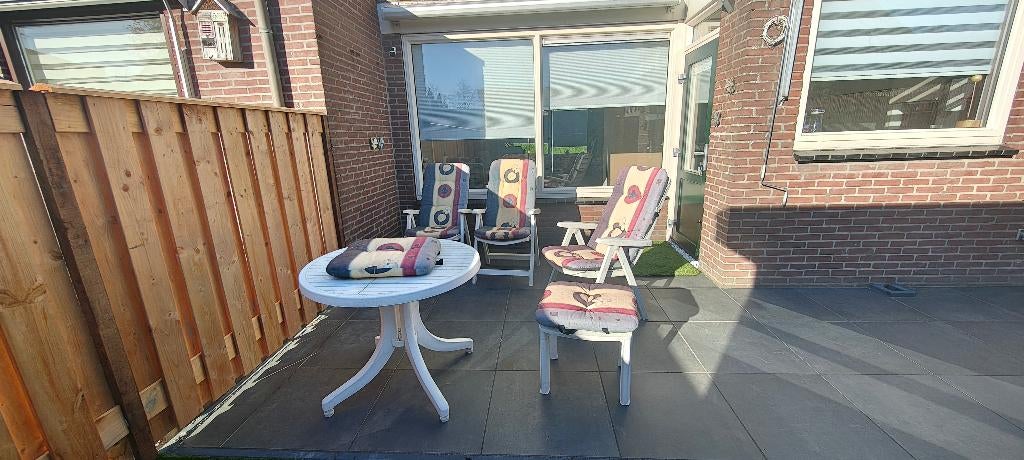 Garden furniture for free pickup, Tuin en Terras, Tuinsets en Loungesets, Ophalen, Kunststof, Gebruikt, 3 zitplaatsen