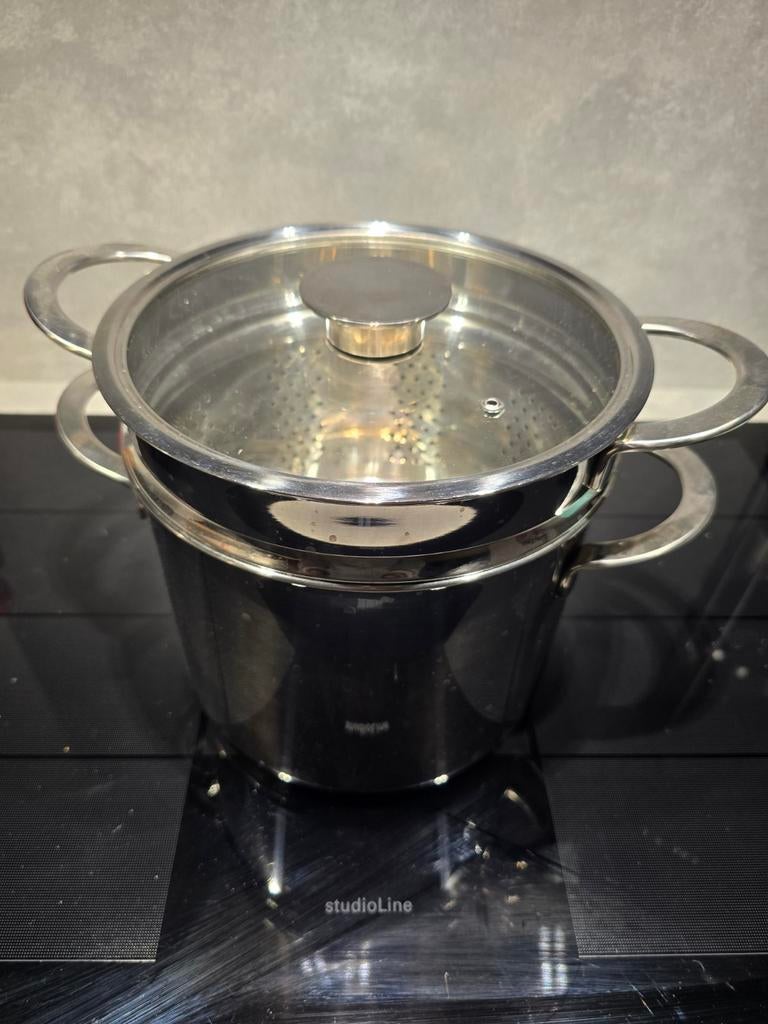 Pasta pan / stoompan - Nieuw Mepra, Huis en Inrichting, Keuken | Potten en Pannen, Kookpan of Snelkookpan, Nieuw, Ophalen of Verzenden