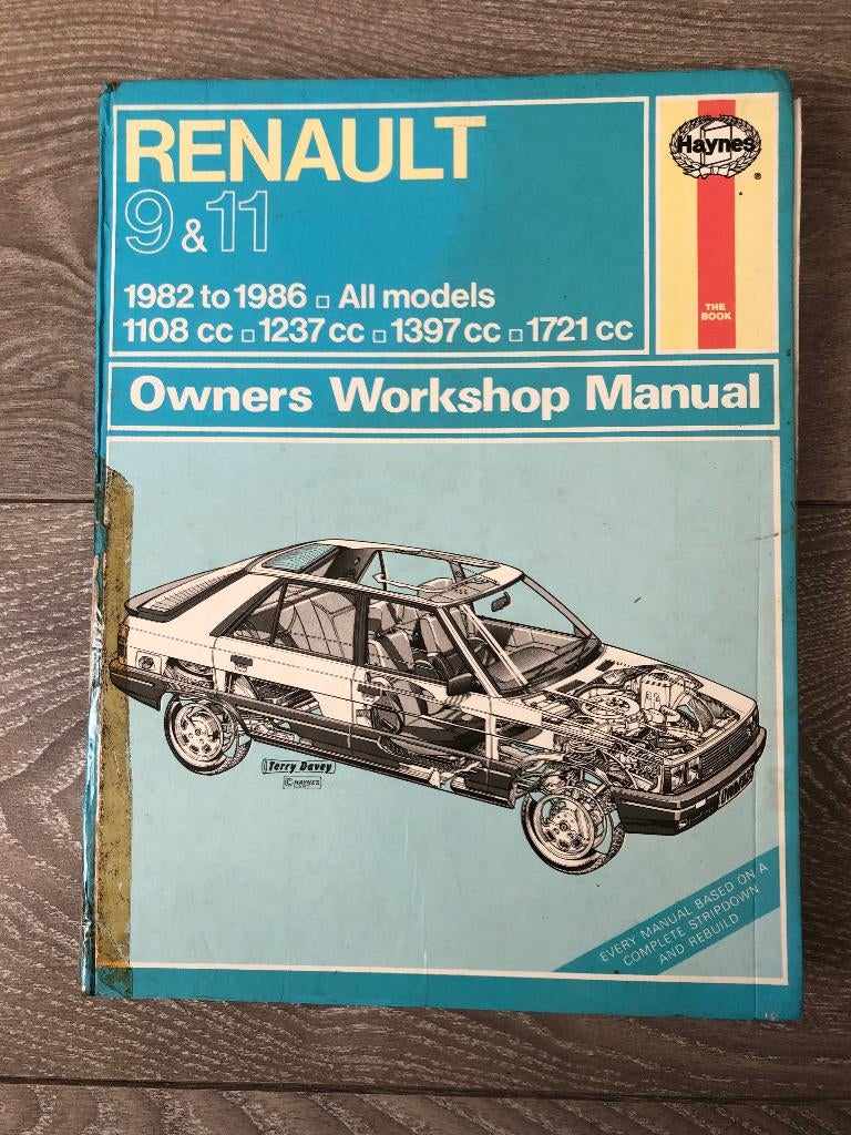 Haynes Manual Renault 9 / 11 R9, R11 1982-1986, Ophalen of Verzenden