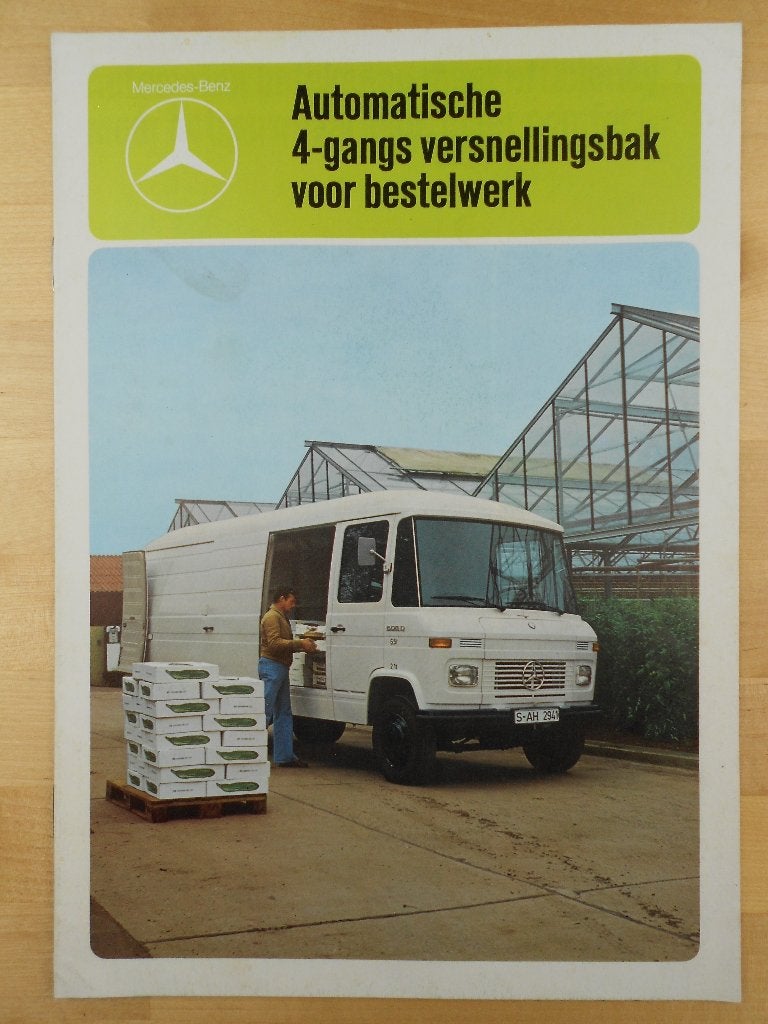Mercedes Automaat Versnellingsbak Brochure 1978 508 608, Zo goed als nieuw, Mercedes-Benz, Mercedes, Ophalen of Verzenden
