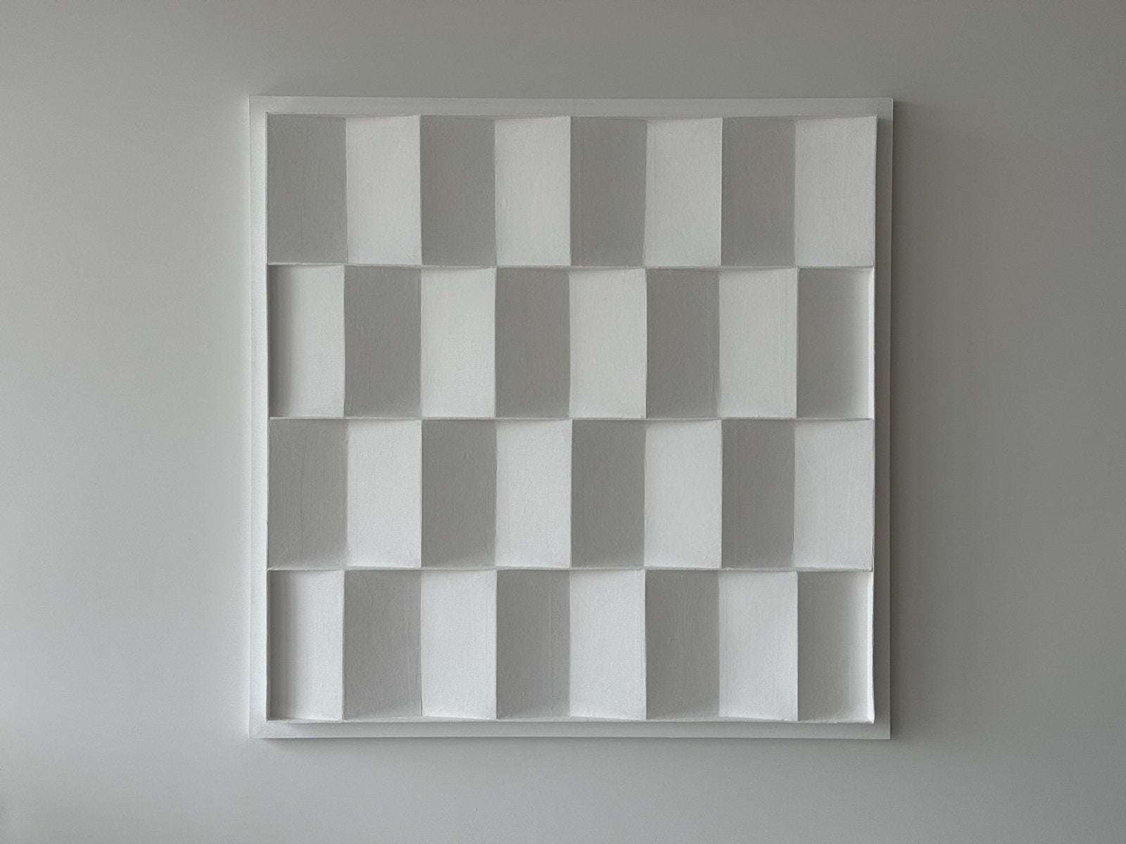 Prachtig Uniek 3D Reliëf NUL Kunstwerk (80x80cm) | Modern, Ophalen