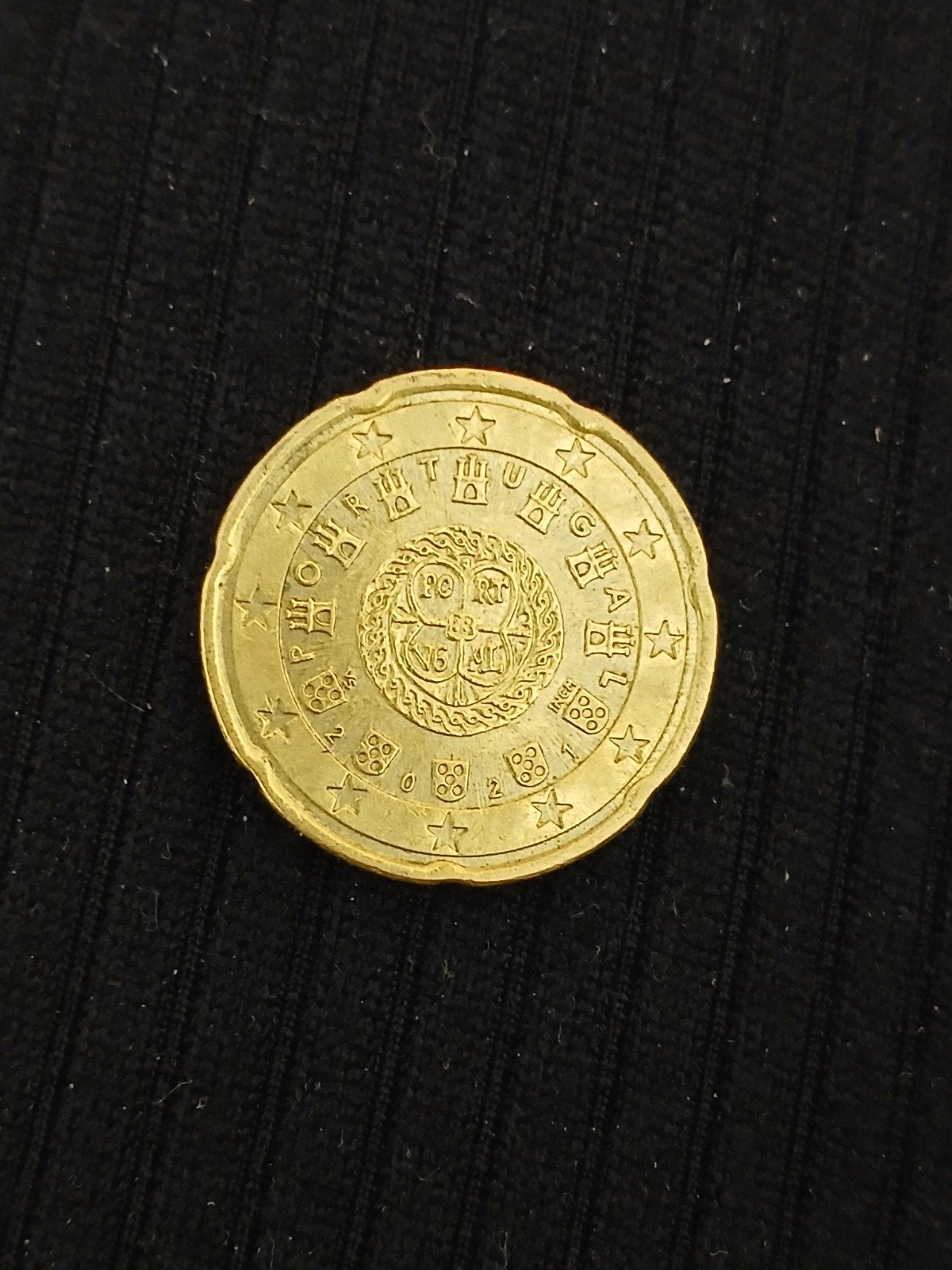 Portugese 20 cent euromunt 2002, Postzegels en Munten, Munten | Europa | Euromunten, Ophalen of Verzenden, Portugal, 20 cent, Losse munt