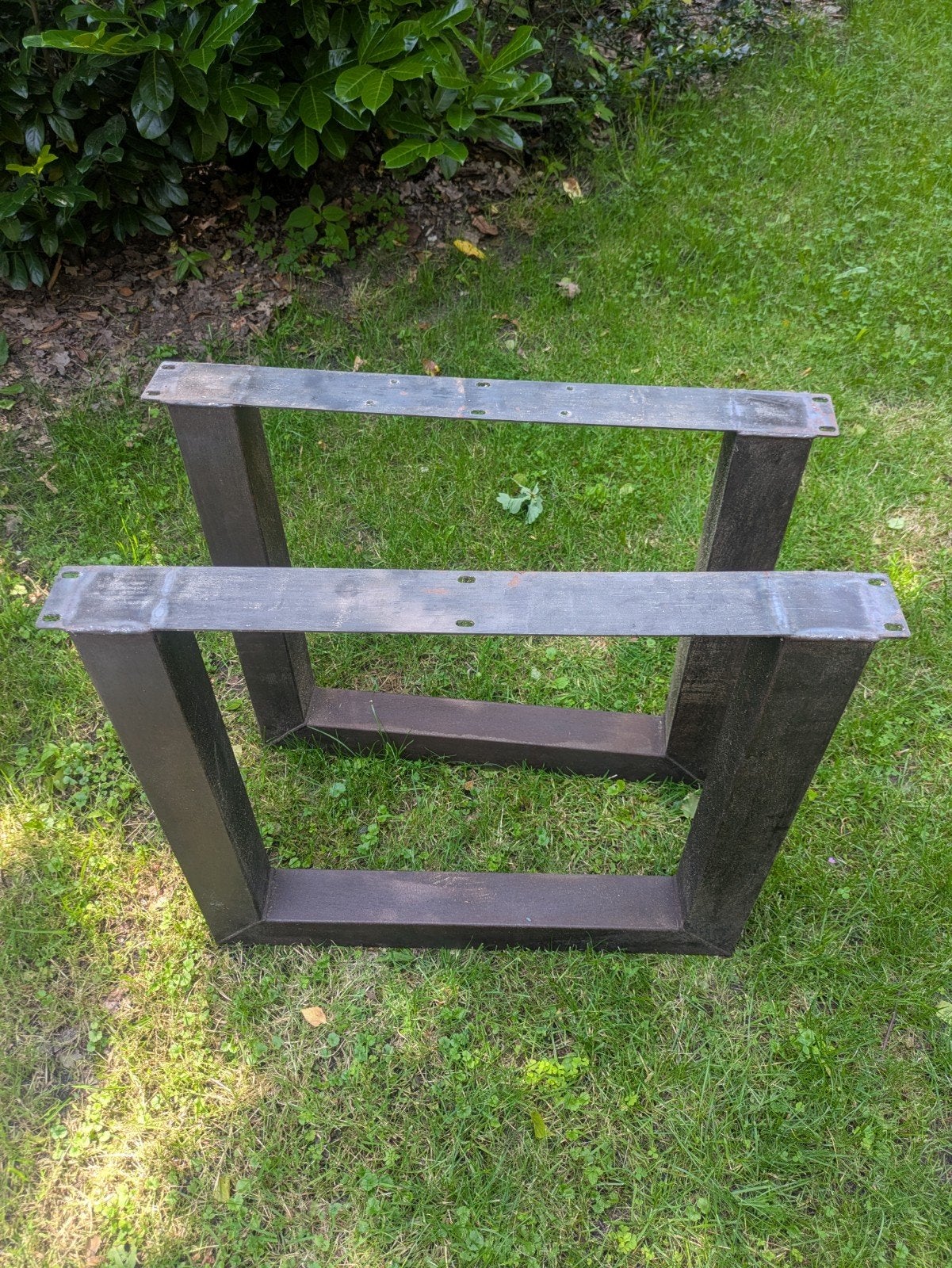 Metalen U-vormige tafelpoten (2 stuks), Ophalen, Tafelpoot, Gebruikt, 50 tot 100 cm
