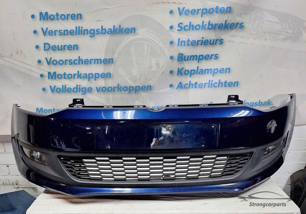 Voorbumper VW Polo 6R Origineel 6R0807221 met mistlampen gri, Auto-onderdelen, Gebruikt, -, -, Ophalen of Verzenden