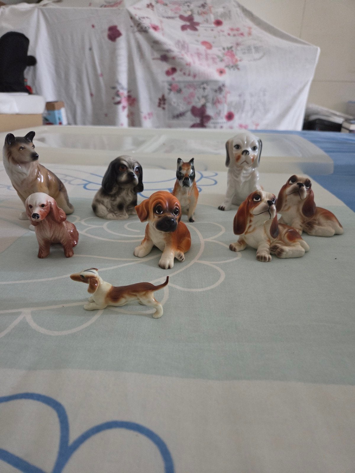 Diverse vintage honden beeldjes., Ophalen of Verzenden, Zo goed als nieuw, Dier