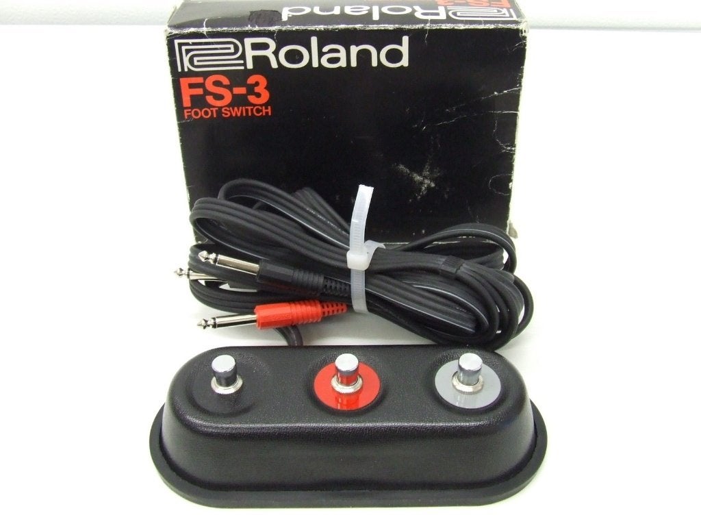 Een originele Roland FS-3 footswitch made in Japan., Ophalen of Verzenden, Nieuw, Reverb