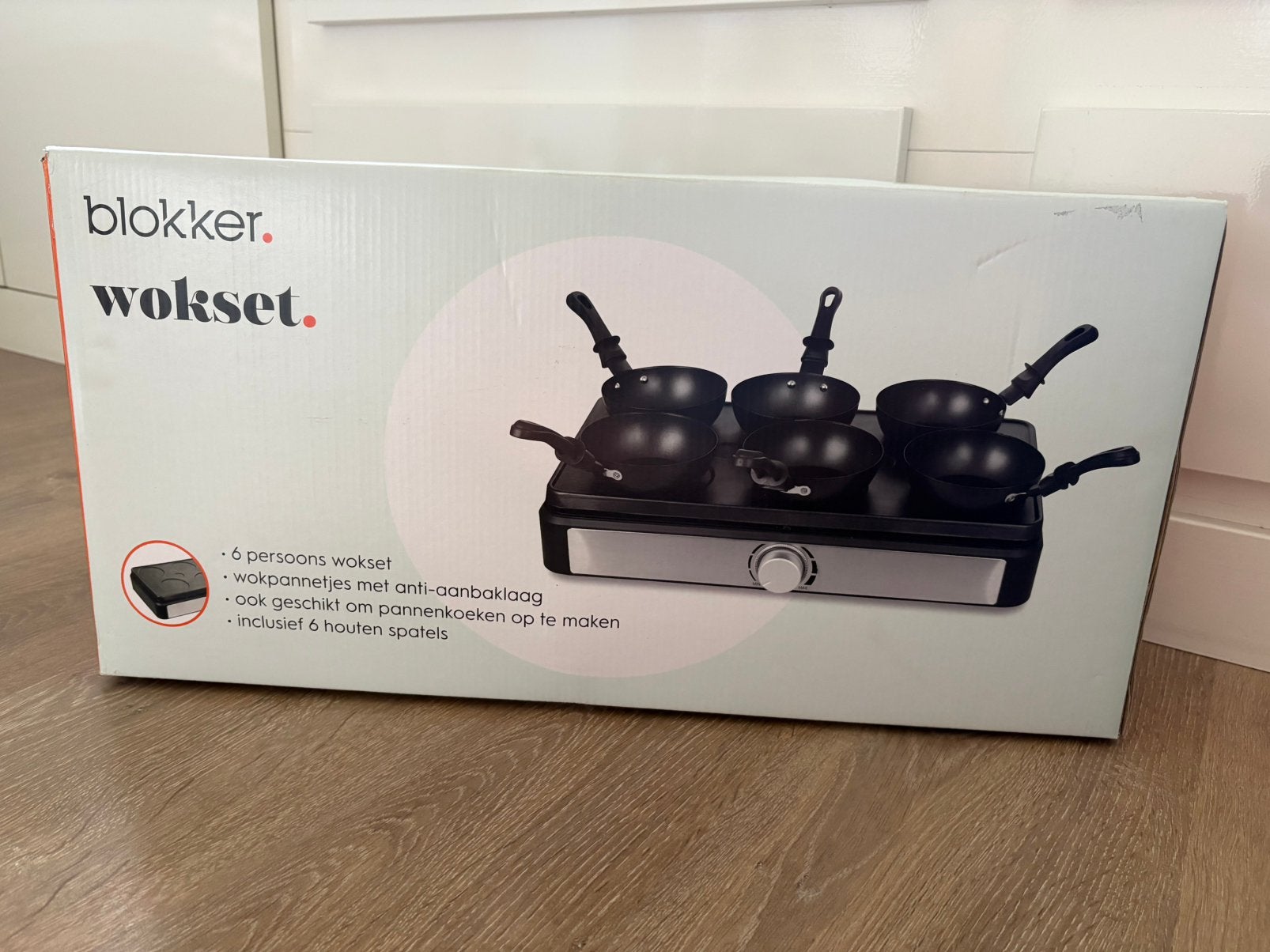 Blokker Wokset 6 personen – nieuw, Ophalen of Verzenden, Nieuw, 4 t/m 7 personen