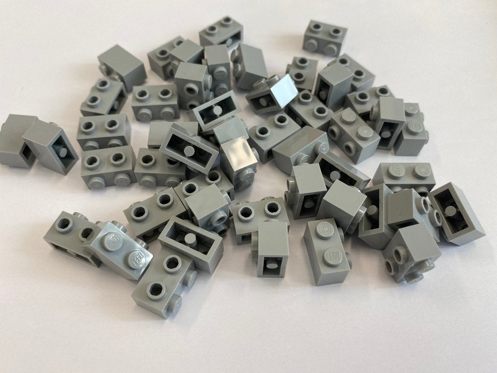 Partij 50x 1x2 Lego stenen met zij nopjes (diverse kleuren), Overige thema's, Lego, Nieuw, Ophalen of Verzenden