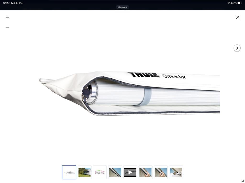 Thule omnistor zakluifel 3.50m, Ophalen, Zo goed als nieuw
