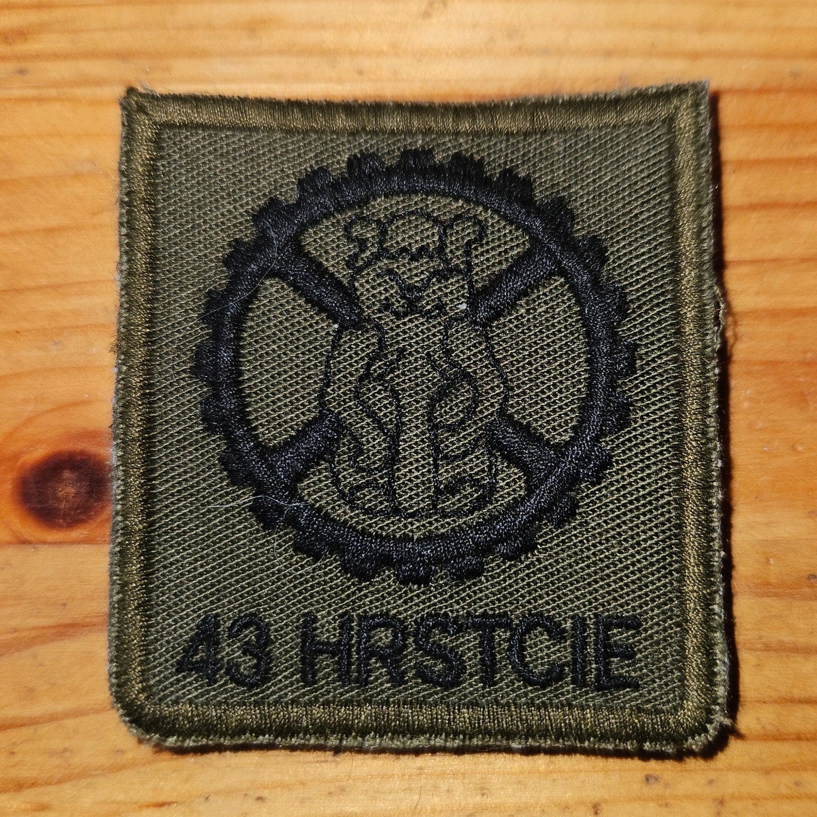 Borstembleem 42 HRSTCIE, Verzamelen, Militaria | Algemeen, Ophalen of Verzenden, Landmacht, Nederland, Embleem of Badge
