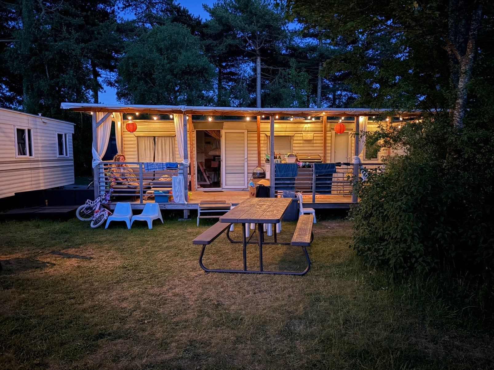 Camping Bakkum plek te huur met veranda, Verzenden, Gebruikt