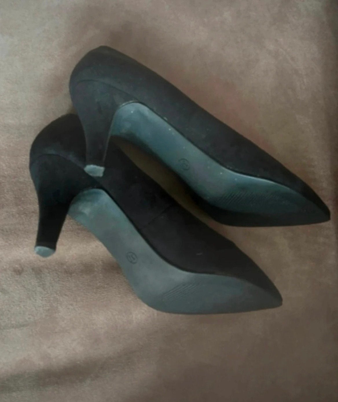 Elegante zwarte pumps met lage hak maat 37, merk La Strada, Verzenden, Gedragen, Zwart, Schoenen met lage hakken