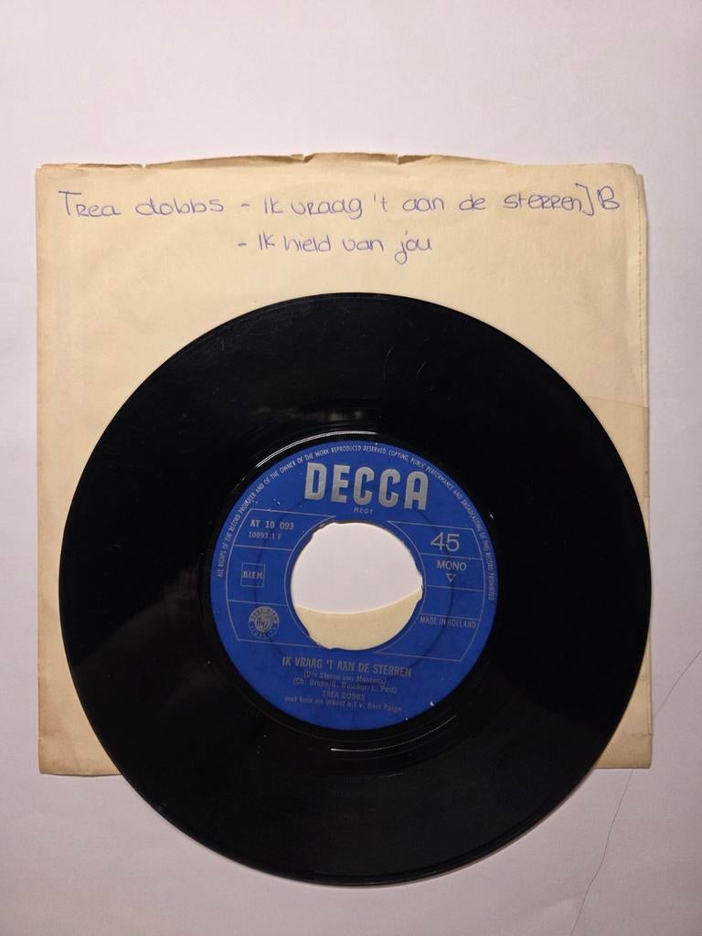Trea Dobbs - Ik vraag 't aan de sterren, Gebruikt, 7 inch, Single, Ophalen of Verzenden