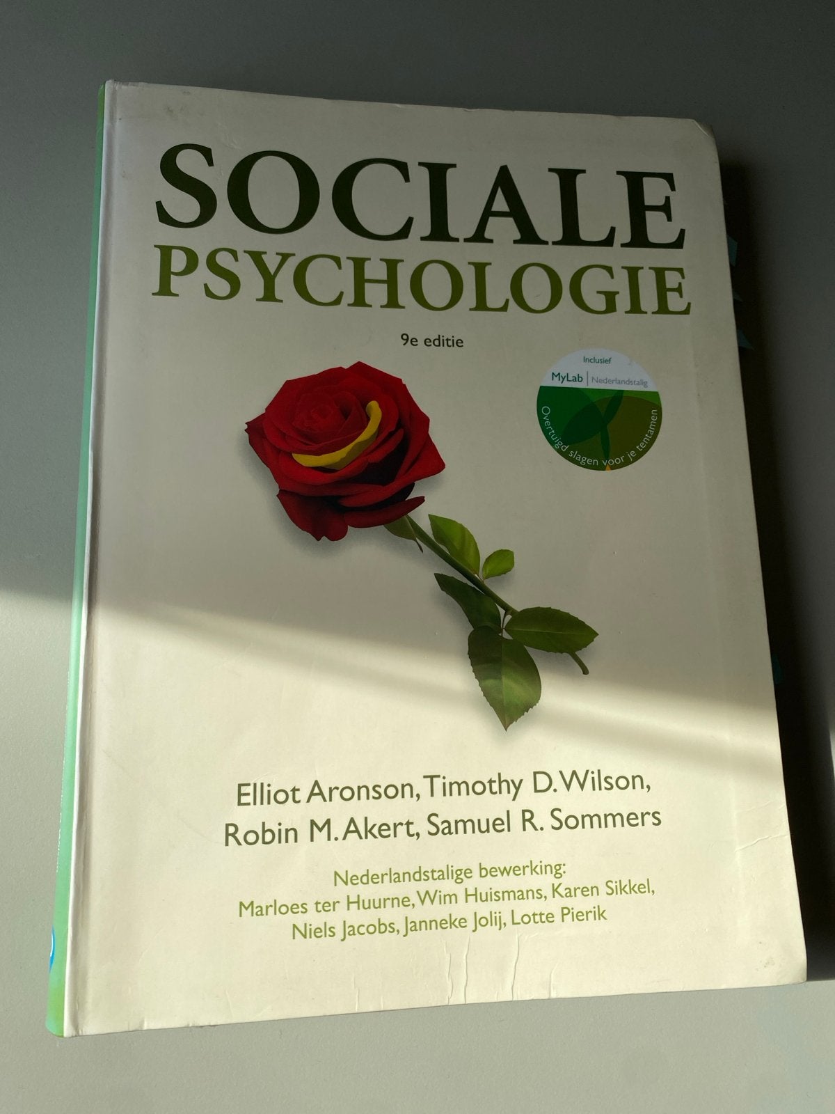Sociale Psychologie - 9e editie (Aronson e.a.), Ophalen of Verzenden, Gamma, Zo goed als nieuw, HBO
