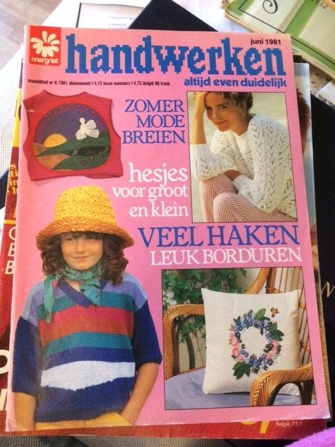 margriet handwerken juni 1981 (later steek), Ophalen of Verzenden, Gelezen, Damesbladen