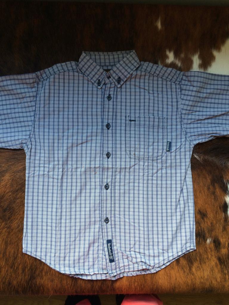 Overhemd merk Timberland - maat 116, Gebruikt, Timberland, Overhemd of Blouse, Ophalen of Verzenden