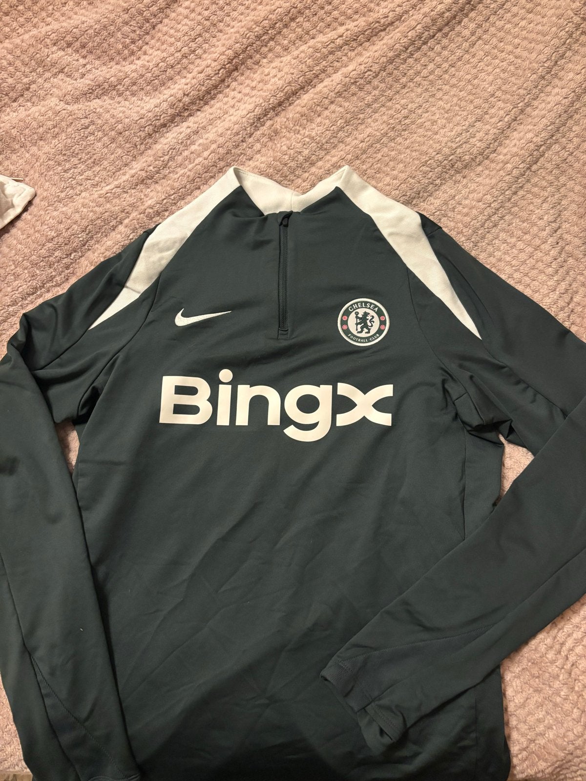 Chelsea trainingsshirt - Nike - Maat M, Kleding | Heren, Ophalen, Maat 48/50 (M), Zwart, Zo goed als nieuw