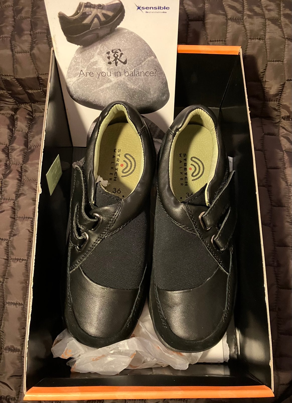 Xsensible Stretchwalker Ananke Zwart – Maat 36 G  NIEUW, Zwart, Nieuw, Ophalen of Verzenden, Sneakers of Gympen