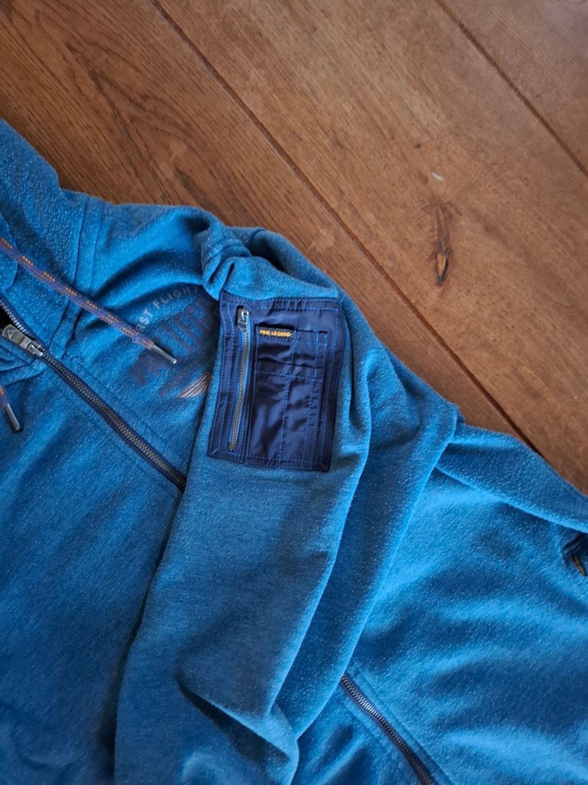 Foto 5 van PME LEGEND vest/hoody maat XL,Blauw.