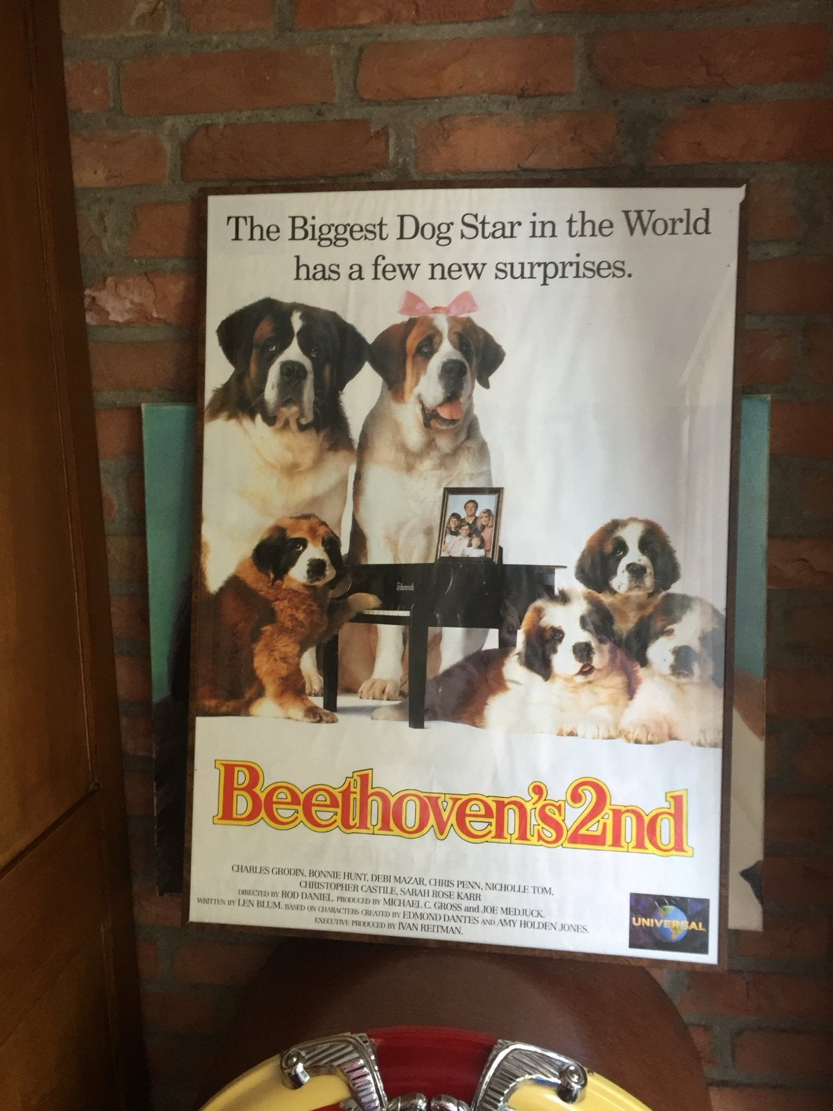 Originele filmposter Beethoven's 2nd in lijst, Verzamelen, Posters, Ophalen, Met lijst, A1 t/m A3, Film en Tv