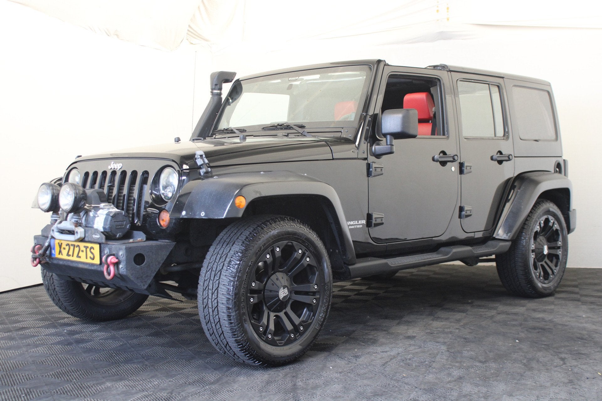 Jeep Wrangler Unlimited 2.8 CRD Rubicon |Camera|Navi|Trekhaa, Auto's, Jeep, Automaat, Euro 5, Gebruikt, 4 cilinders