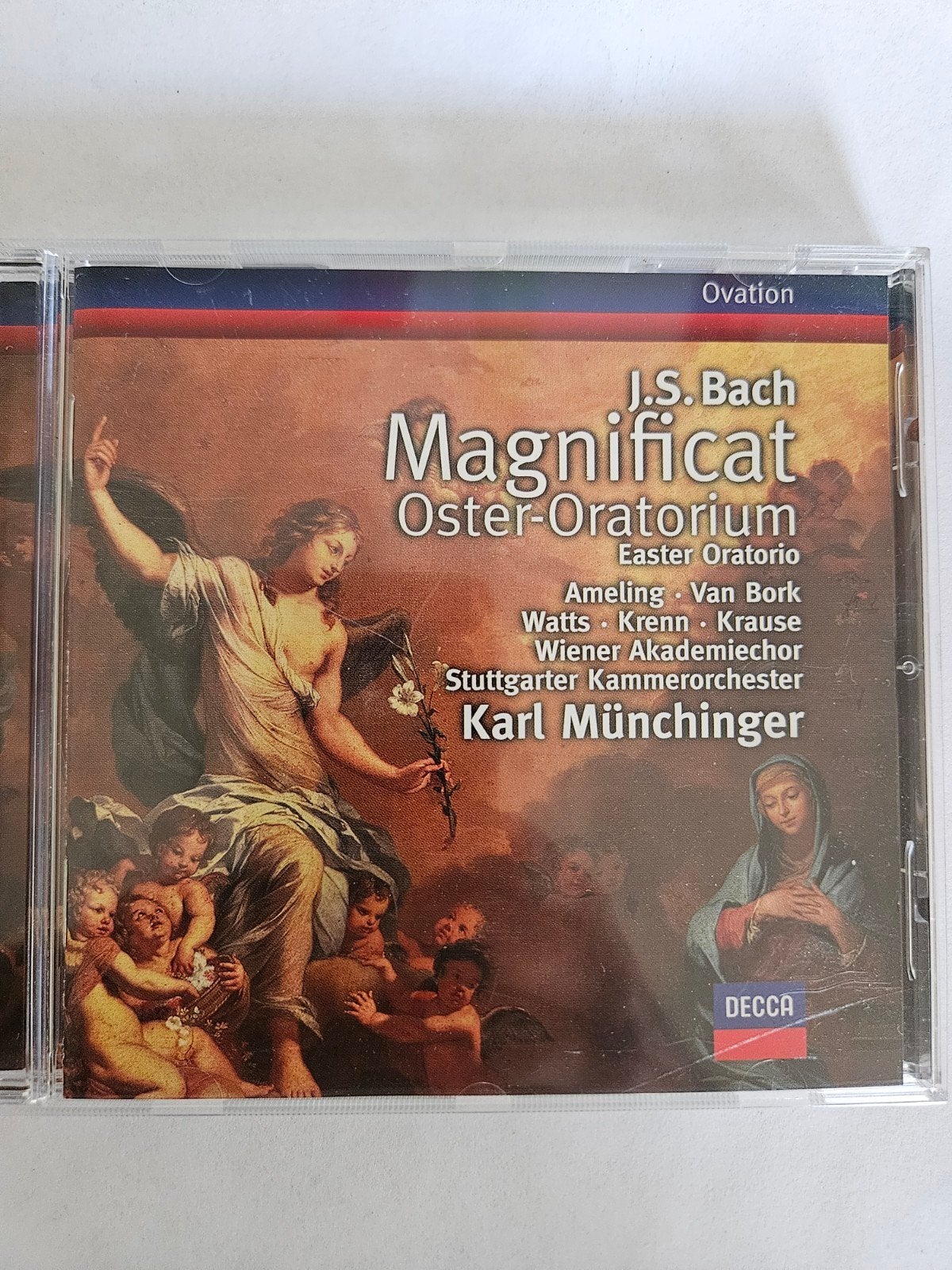J.S. Bach Magnificat & Oster-Oratorium - Karl Münchinger CD, Ophalen of Verzenden, Zo goed als nieuw, Oratorium, Inclusief doosje