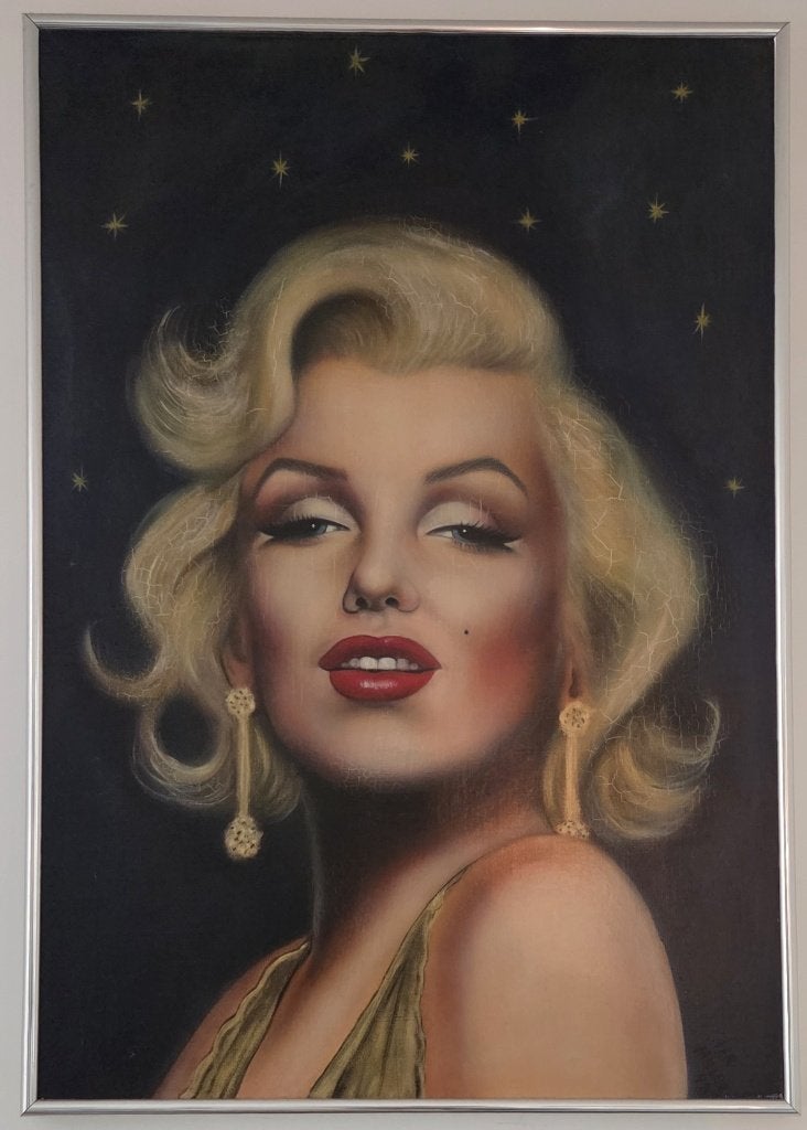 Olieverf schilderij Marilyn Monroe Ian Miller 70 x 100 cm, Huis en Inrichting, Woonaccessoires | Schilderijen, Tekeningen en Foto's