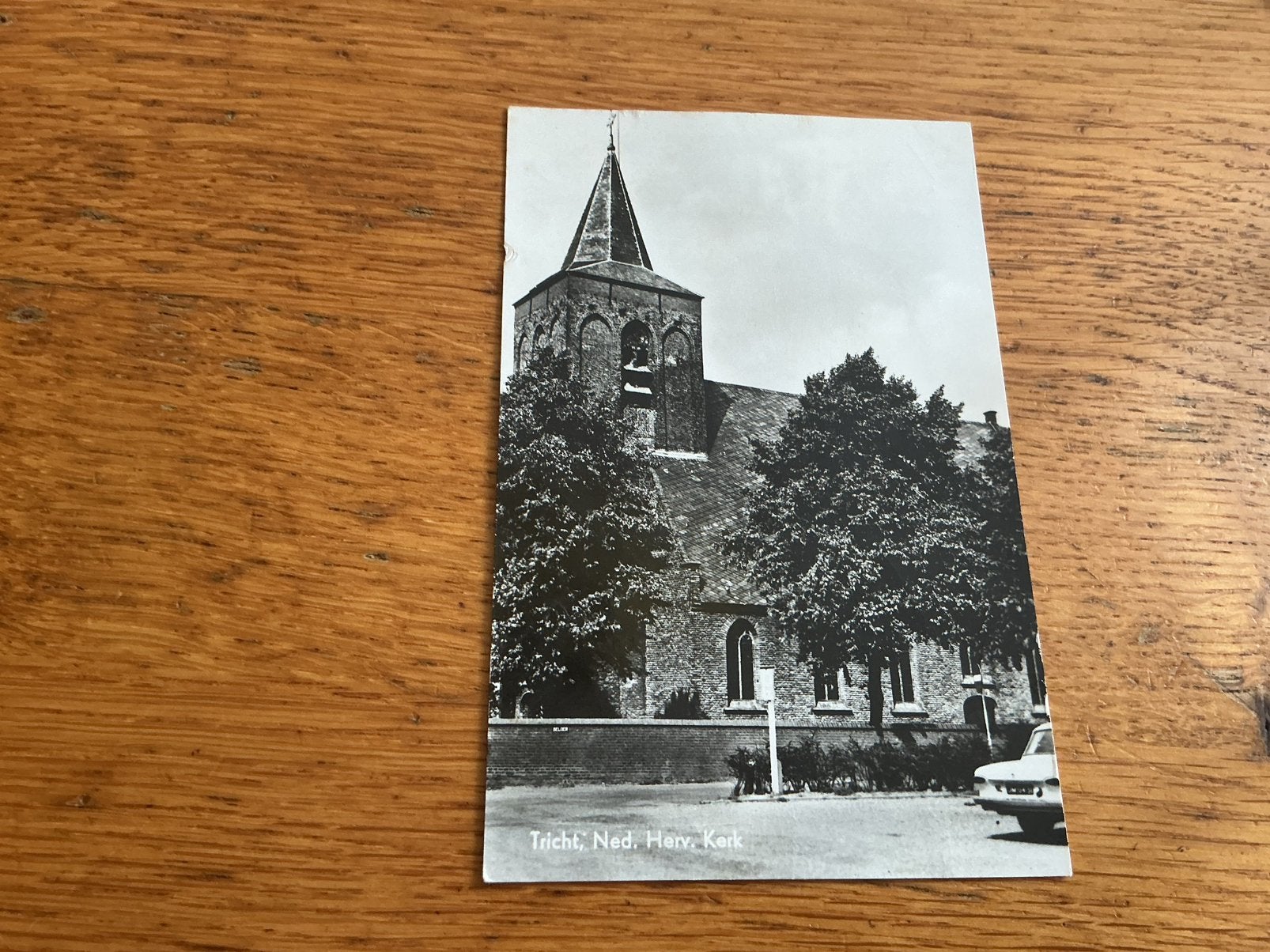 C3460 Tricht kerk plakresten, Ophalen of Verzenden