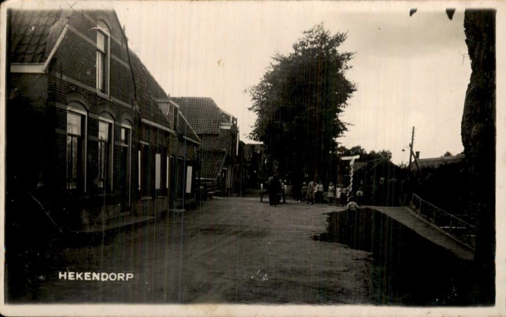 Hekendorp - Vd List Fotokaart, Verzamelen, Ansichtkaarten | Nederland, Ophalen of Verzenden, 1920 tot 1940, Gelopen, Zuid-Holland