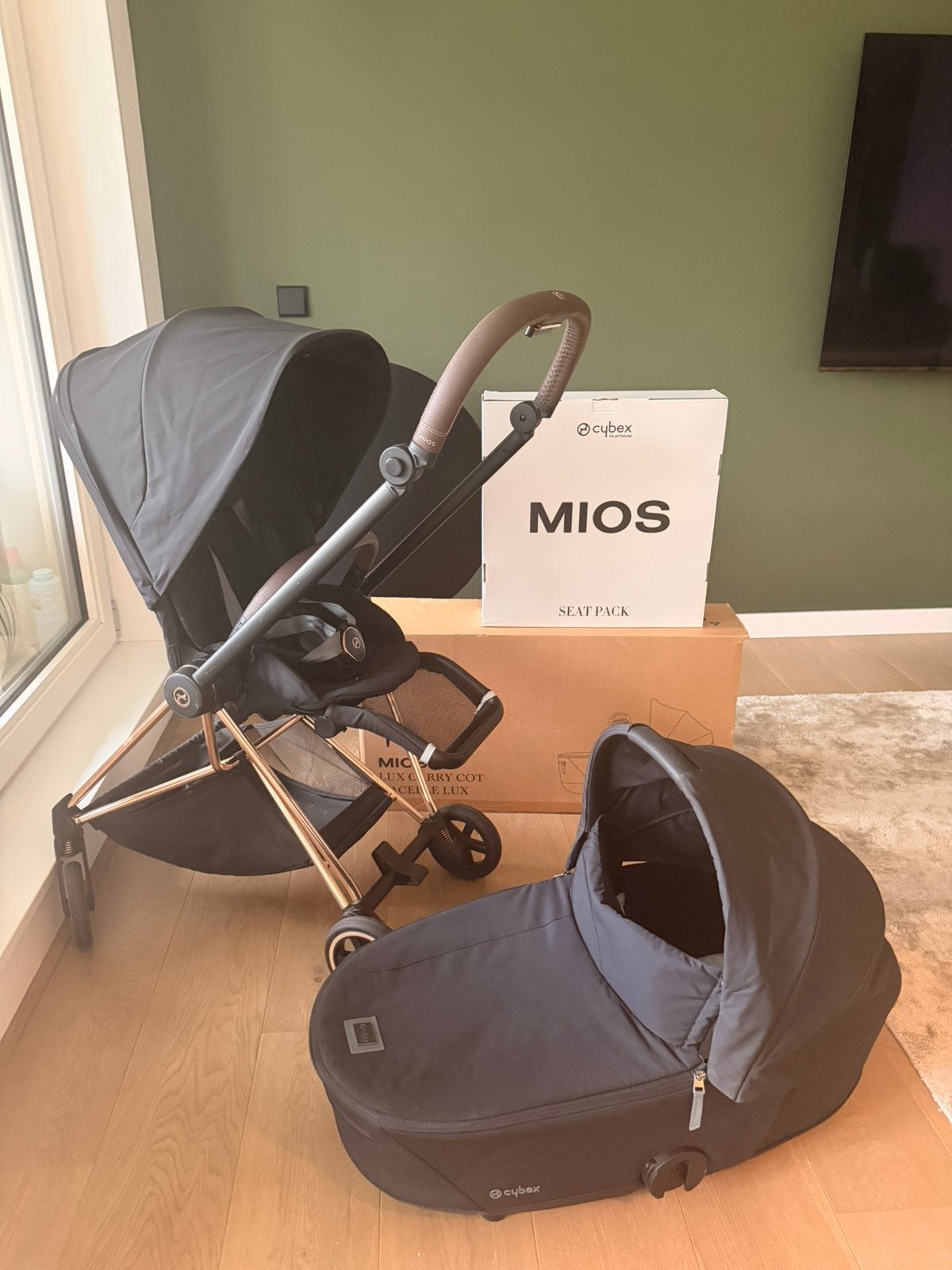 Cybex Mios 2in1stroller, Ophalen of Verzenden, Zo goed als nieuw, Duowagen, Kinderwagen