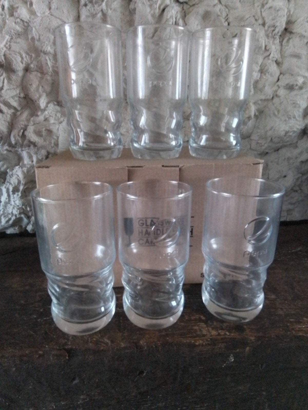 drinkglas "Pepsi"doos 6st.(nieuw), Ophalen of Verzenden, Nieuw, Overige typen