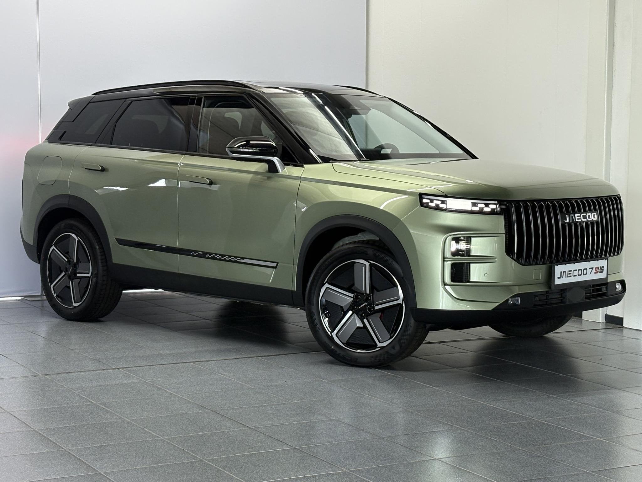 Jaecoo 7 1.5 TGDI SHS-P Exclusive Plug-In Hybrid, 90km elekt, Auto's, 12 maanden, 347 pk, Plug-in hybride, Nieuw