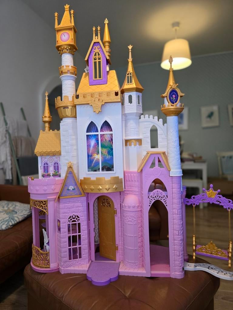 Disney Prinses Ultiem Feestkasteel met Muziek en Verlichting, Kinderen en Baby's, Speelgoed | Poppenhuizen, Ophalen, Zo goed als nieuw