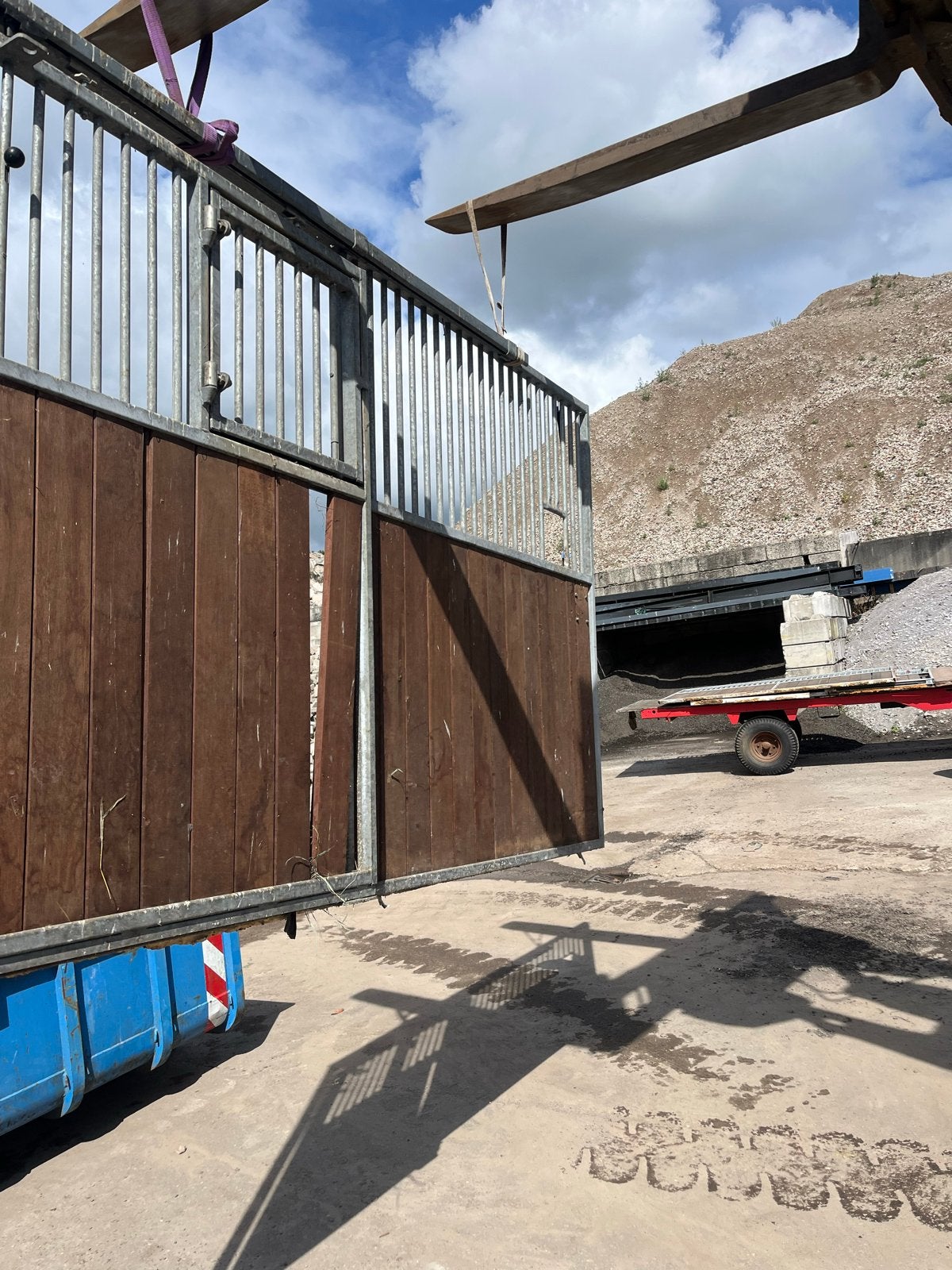 Mooie paardenboxwanden, Dieren en Toebehoren, Ophalen, Gebruikt, Dressuur