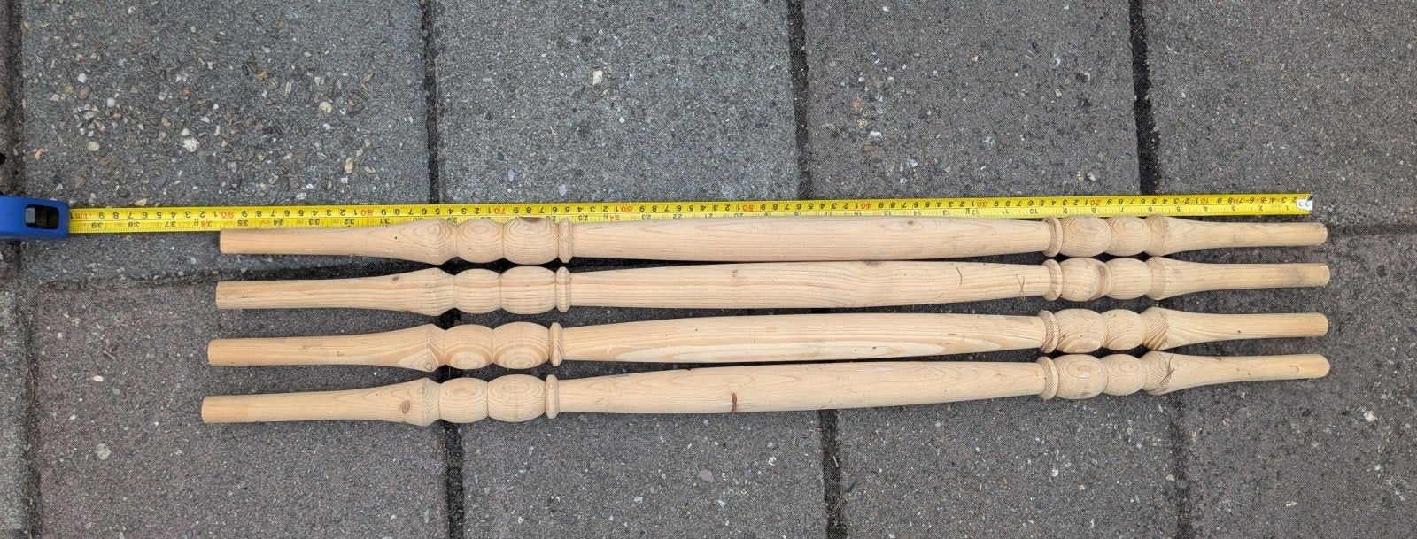 Houten balusters – vurenhout, Ophalen, Nieuw, Trap