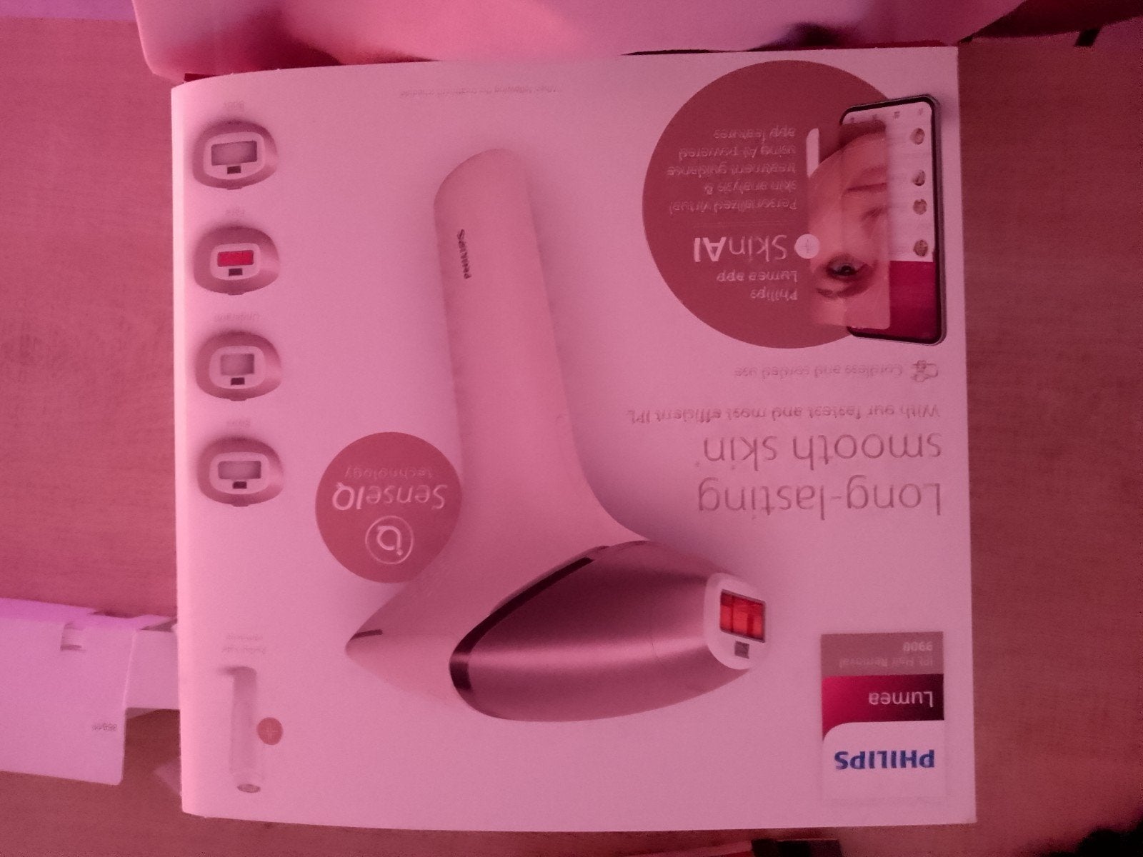 Philips Lumea IPL 9900 Series - Ontharing nieuwste nieuw, Ophalen of Verzenden, Nieuw, Scheren en Epileren
