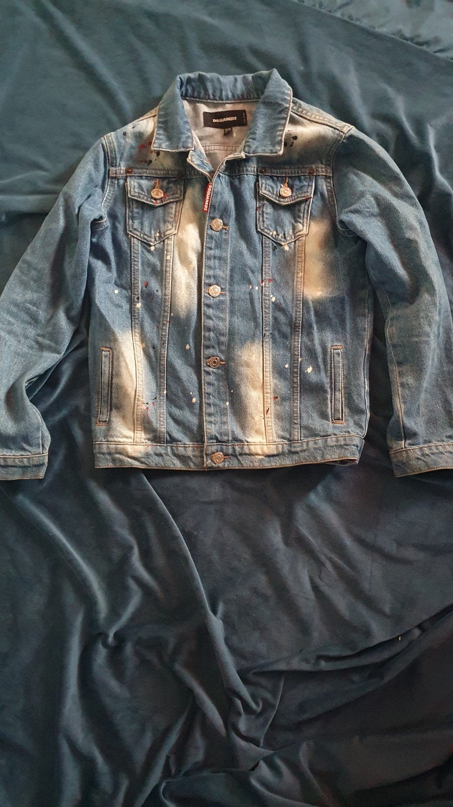 Dsquared 2 spijkerjas, Ophalen of Verzenden, Zo goed als nieuw, Meisje, Jas