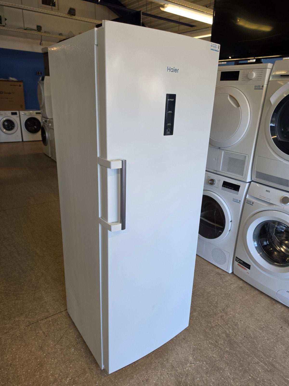Haier vrijstaande vrieskast | No Frost | Gratis thuis 🚚✅️, Witgoed en Apparatuur, Vrieskast, Jirnsum, Haier, Zo goed als nieuw