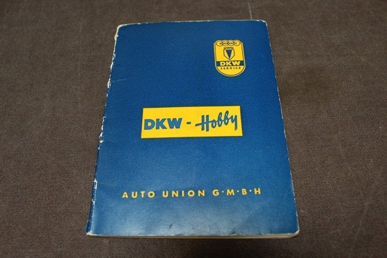 DKW Hobby 1955 Roller betriebs anleitung scooter handleiding, Motoren, Ophalen of Verzenden, Overige merken