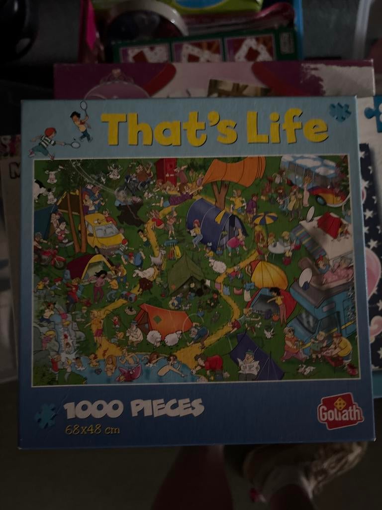 Goliath That's Life Legpuzzel 1000 stukjes, Ophalen of Verzenden, 500 t/m 1500 stukjes, Zo goed als nieuw, Legpuzzel