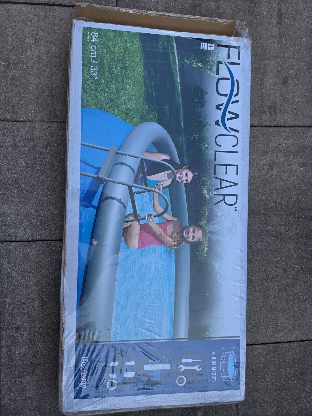 Zo goed als nieuwe zwembadtrap 86cm, Tuin en Terras, Zwembad-toebehoren, Ophalen, Zo goed als nieuw