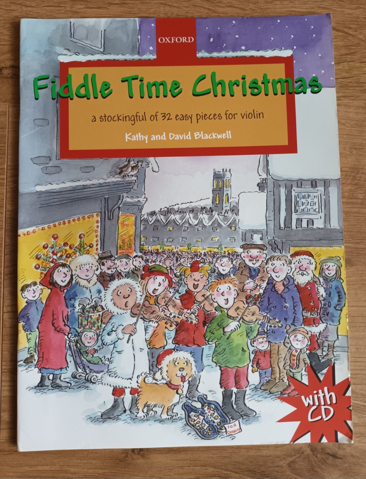 Viool Lesboek voor Beginners - Fiddle Time Christmas, Muziek en Instrumenten, Gebruikt, Klassiek, Les of Cursus, Ophalen of Verzenden